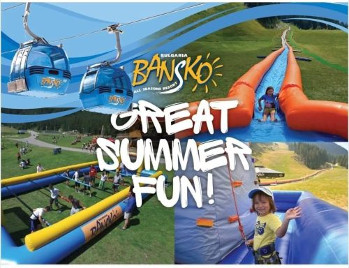 Infographic showing Bansko summer mountain activities